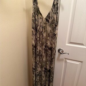 Tolani Green and Black Patterned Dress